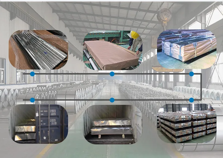 0.17mm Building Material Steel Sheet Metal Galvanized Steel Roofing Sheet