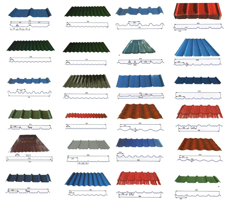 0.17mm Building Material Steel Sheet Metal Galvanized Steel Roofing Sheet