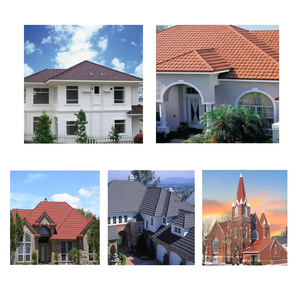 0.3---0.4*1340*420mm Colored Stone Coated Steel Roof Tile for Construction Stone Coated Roofing Panel Pictures & Photos0.3---0.4*1340*420mm Colored Stone Coat