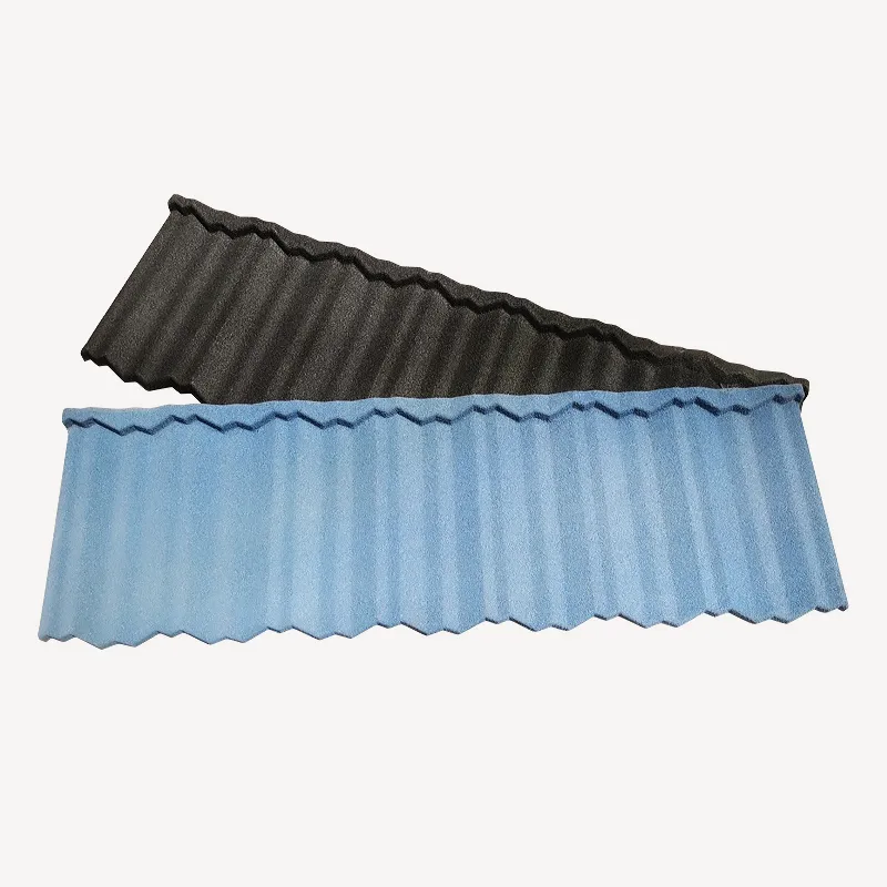 0.38*1340*420mm Colored Stone Coated Steel Roof Tile for Construction