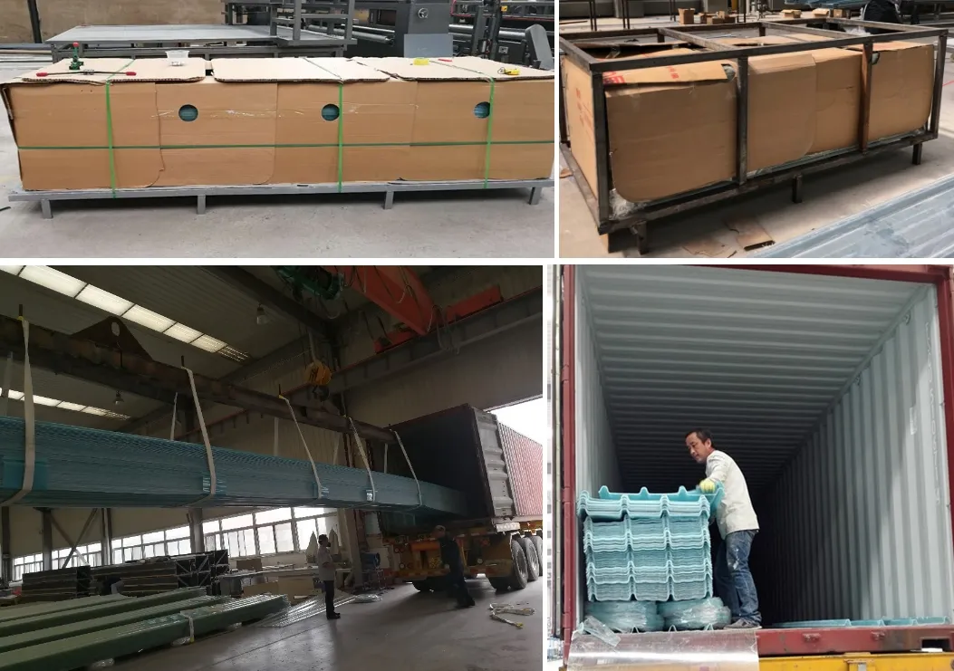 1.2/1.5/2.0mm General Standard Fiberglass Corrugated Roofing Sheet FRP Roof Tile Skylight Panel for Industrial Plant/Warehouse Building