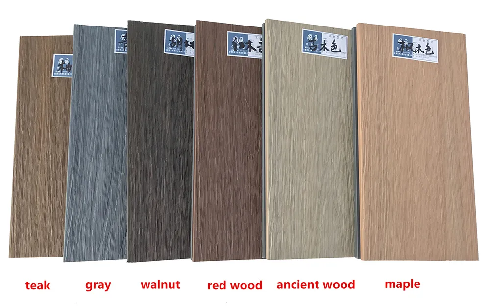 10*140mm Co-Extrusion Wood Plastic Composite Wall Cladding Panel