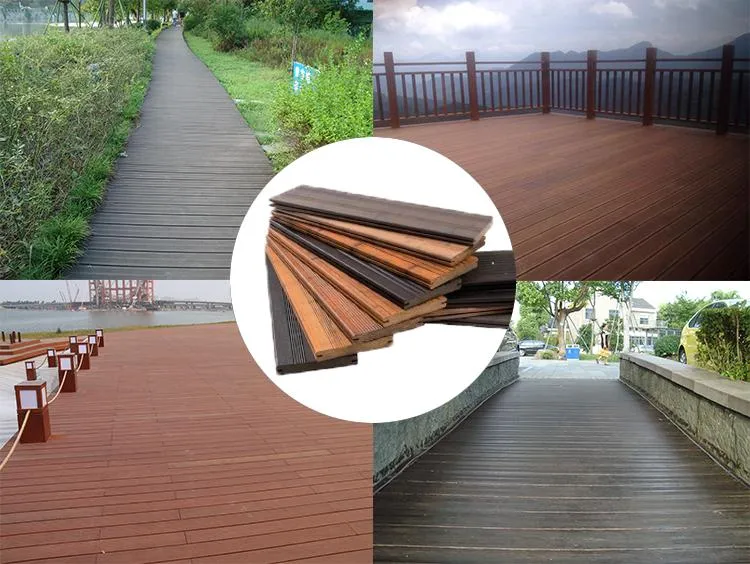 10% off 18 20mm Thickness Outdoor Carbonized Color Waterproof Garden Bamboo Decking