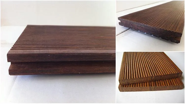 10% off 18 20mm Thickness Outdoor Carbonized Color Waterproof Garden Bamboo Decking