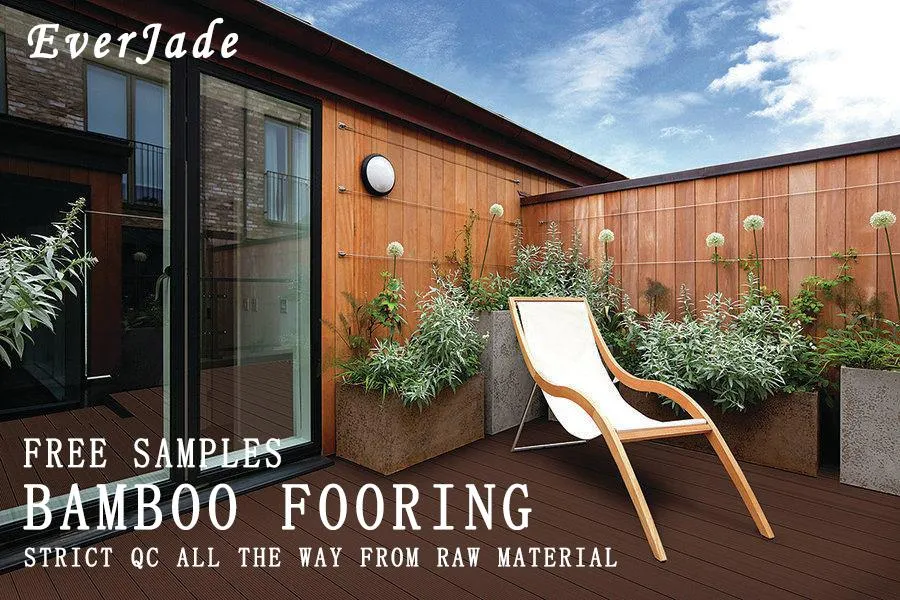 10% off 18 20mm Thickness Outdoor Carbonized Color Waterproof Garden Bamboo Decking