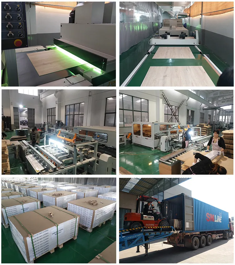 100% Virgin Material Waterproof Fire-Proof Spc Flooring PVC Floor