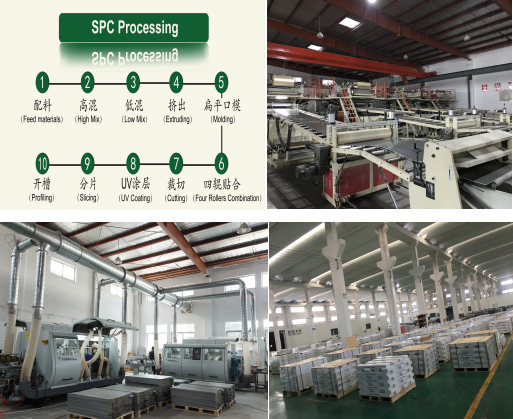100% Virgin Plastic Building Material Spc Floorings/PVC Vinyl Floorings