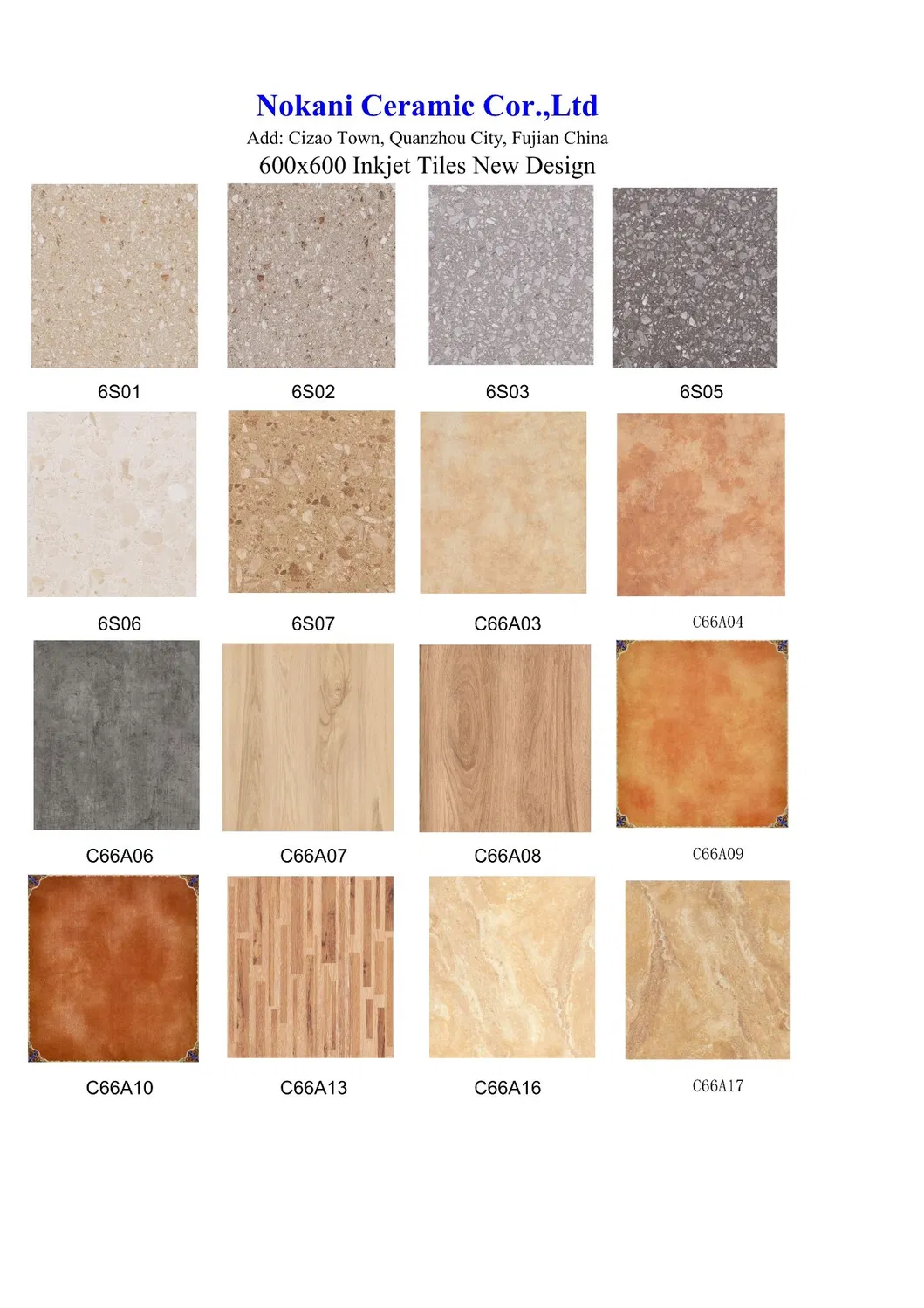 12"X32" Rustic Porcelain Tile Marble Look Floor and Wall Tiles