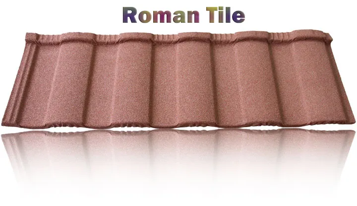 1340 *420*0.4mm Types of Stone Coated Roof Til