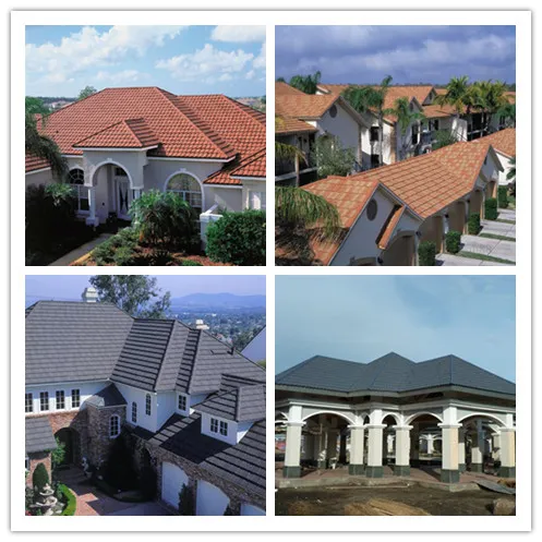 1340*420*0.4mm Types of Stone Coated Roof Til