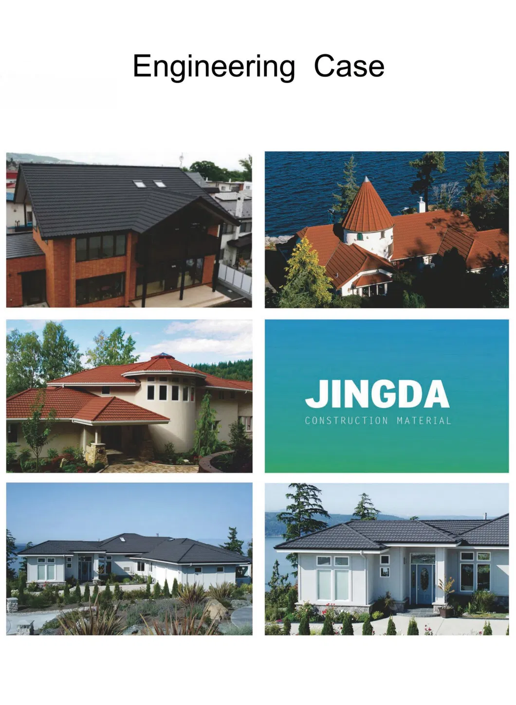 1340*420mm 0.4mm Africa Steel Roofing Classical Tile Bond Stone Coated Roof Tile