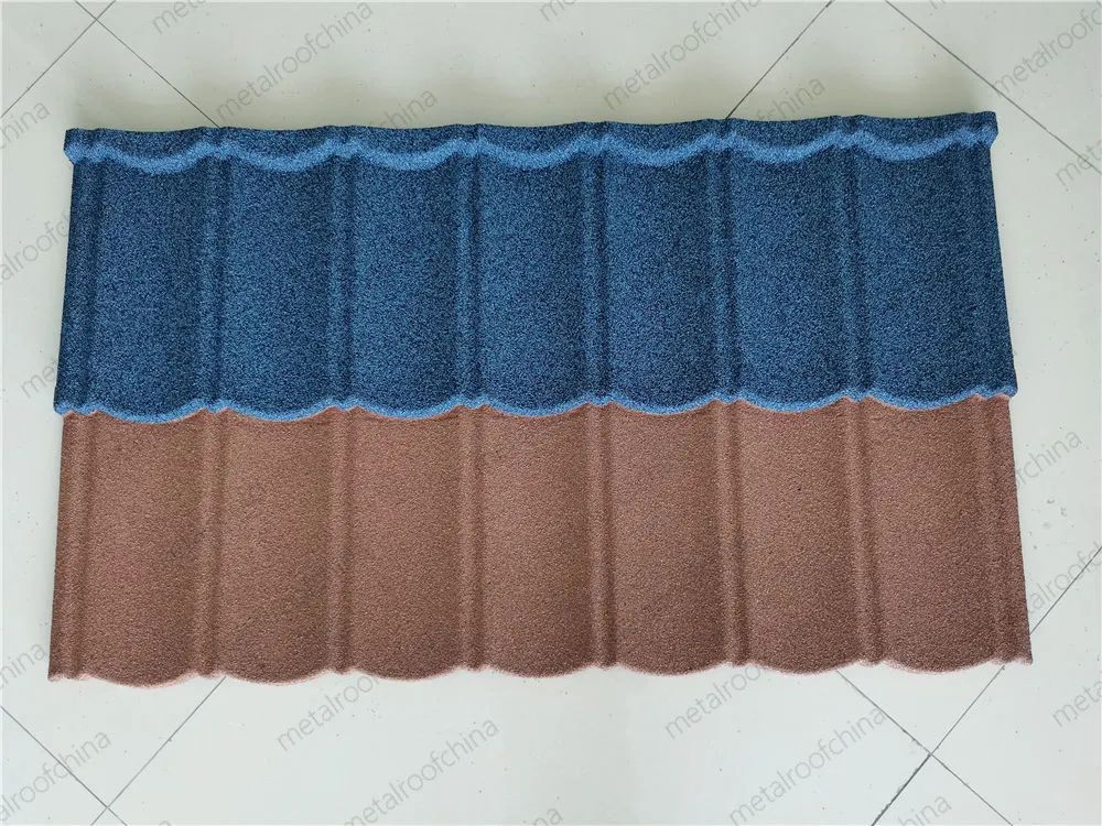 1340*420mm Colored Stone Coated Steel Roof