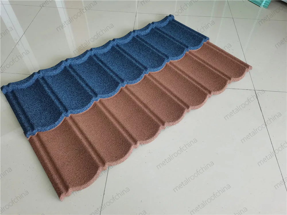 1340*420mm Colored Stone Coated Steel Roof