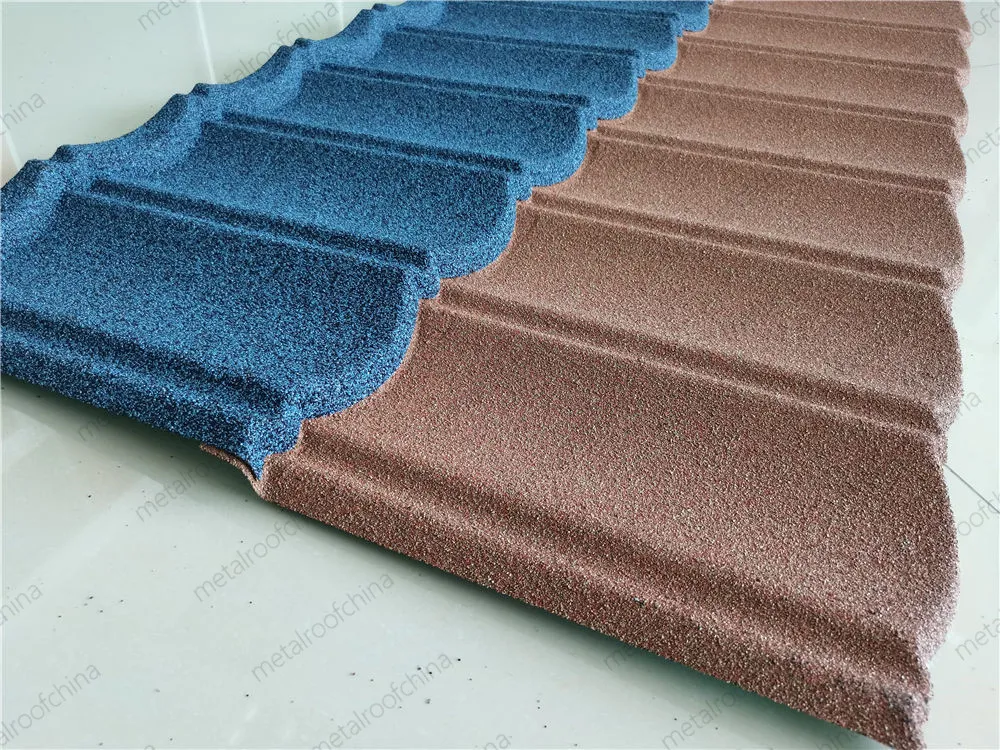 1340*420mm Colored Stone Coated Steel Roof