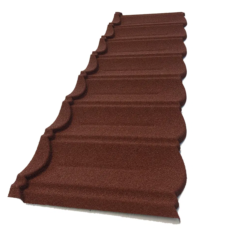 1340 *420mm Colored Stone Coated Steel Roof Tile