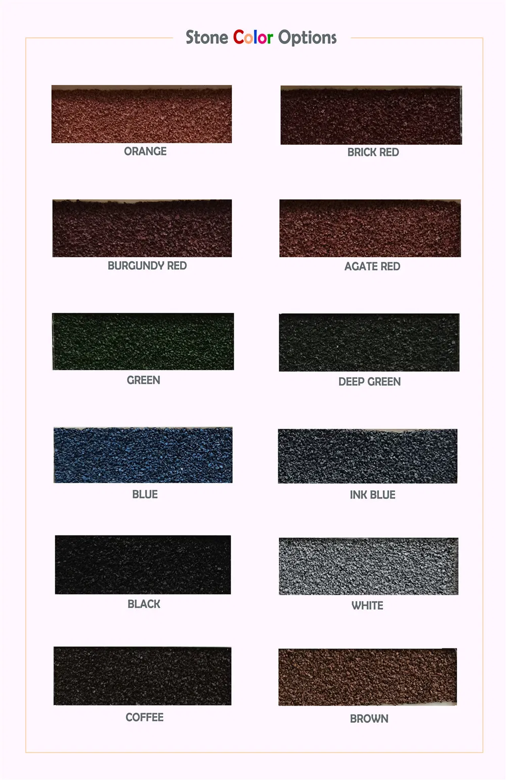 1340*420mm Colours Stone Coated Metal Roofing Classic Design 5% off