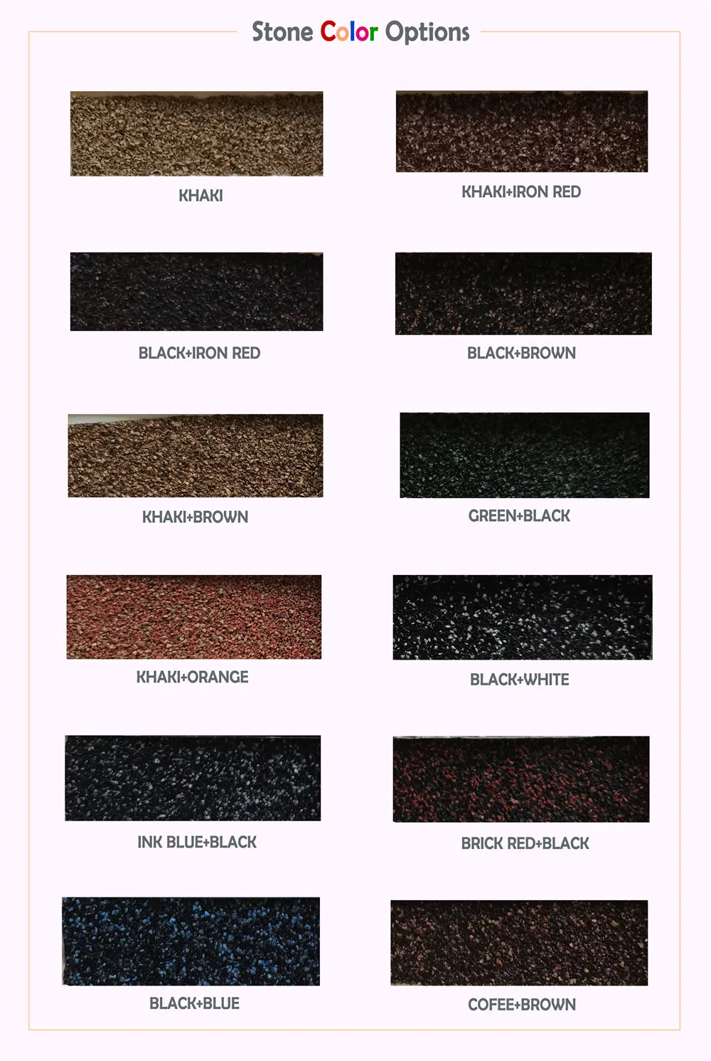 1340*420mm Colours Stone Coated Metal Roofing Classic Design 5% off