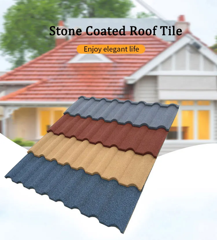 1340*420mm German Nepal Colours Stone Coated Metal Roofing