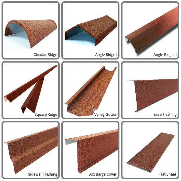 1340*420mm Maroon Red Roof Sheets, Cheap Price Flat Shingle Tile Color Stone Coated Roofing Tiles in Togo