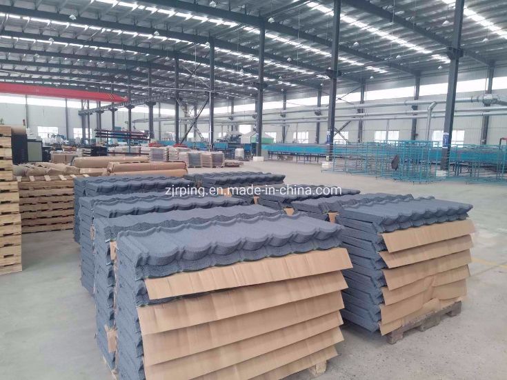 1340*420mm Maroon Red Roof Sheets, Cheap Price Flat Shingle Tile Color Stone Coated Roofing Tiles in Togo