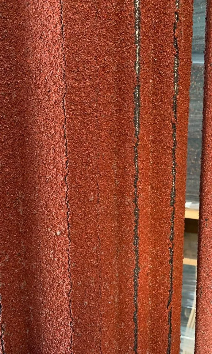 1340X420mm Coast Island Lasting Stone Coated Aluminum Zinc Iron Roofing Sheets