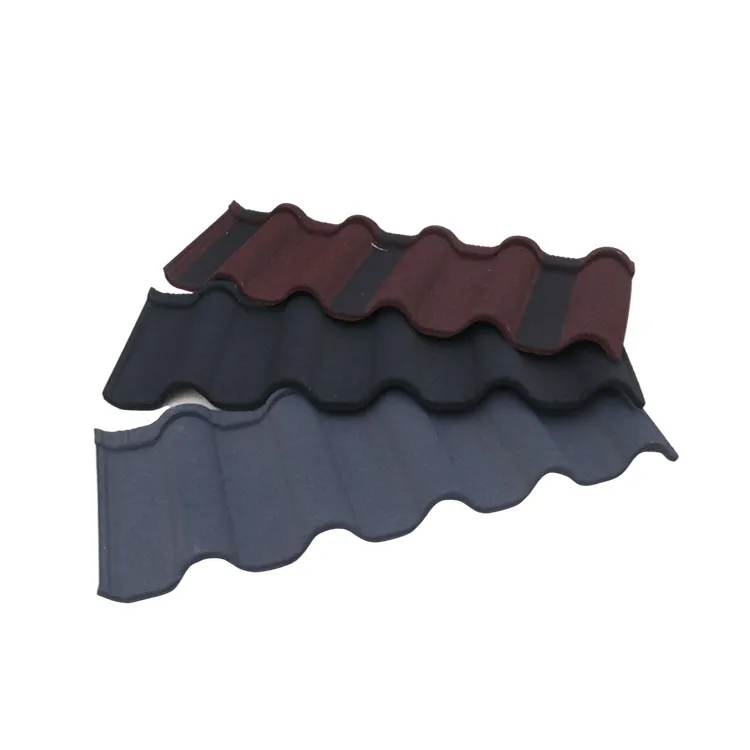 1340 *420mm Stone Coated Metal Roof Tile Stonetile