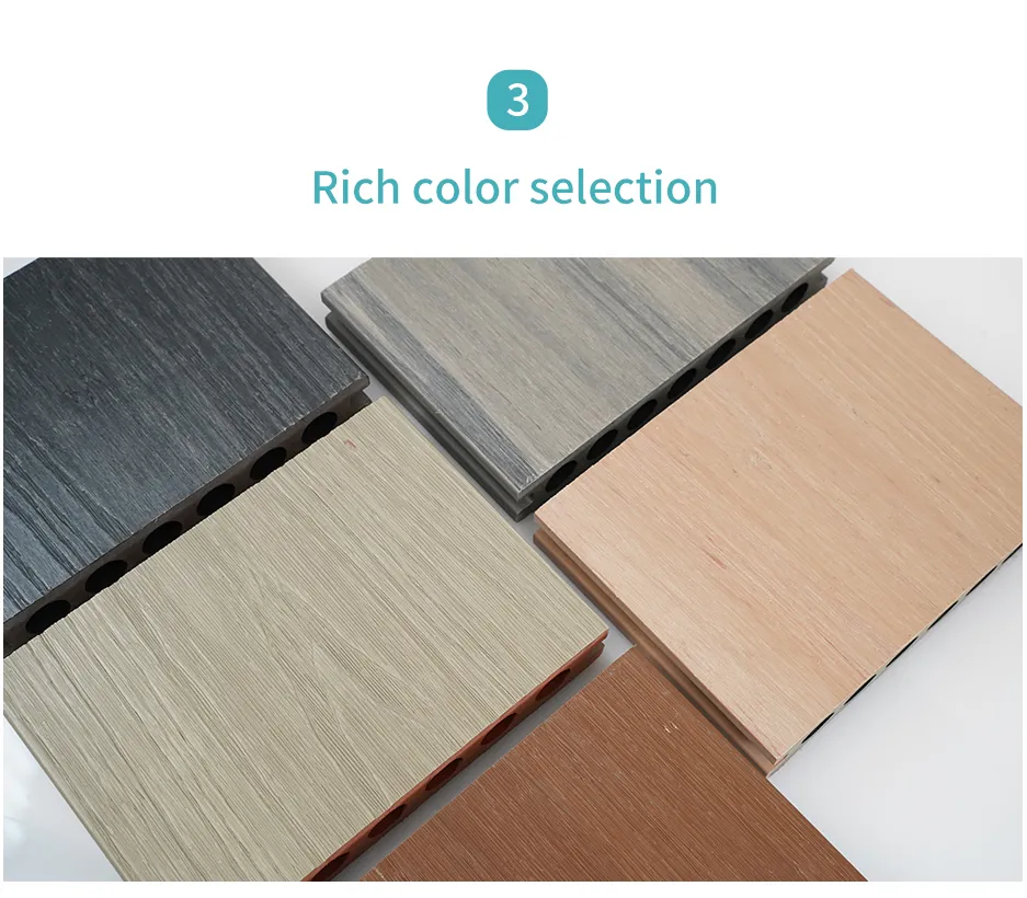 138X22mm WPC Capped Co-Extrusion Wood Plastic Composite Decking