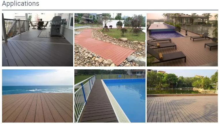 145mm*25mm Top Quality Factory Price Outdoor Waterproof Wood Plastic Composite Decking