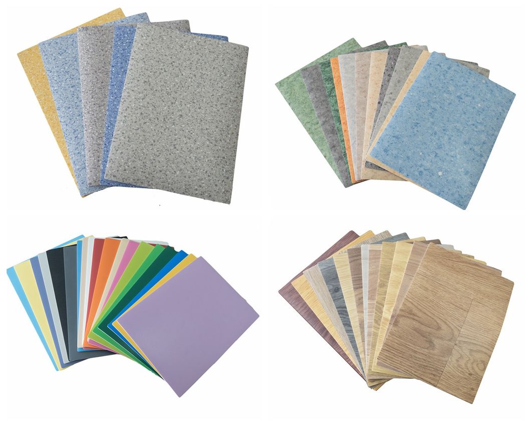 15% 0FF! Heterogeneous Resilient PVC Flooring, Vinyl Sheet Floor in Rolls