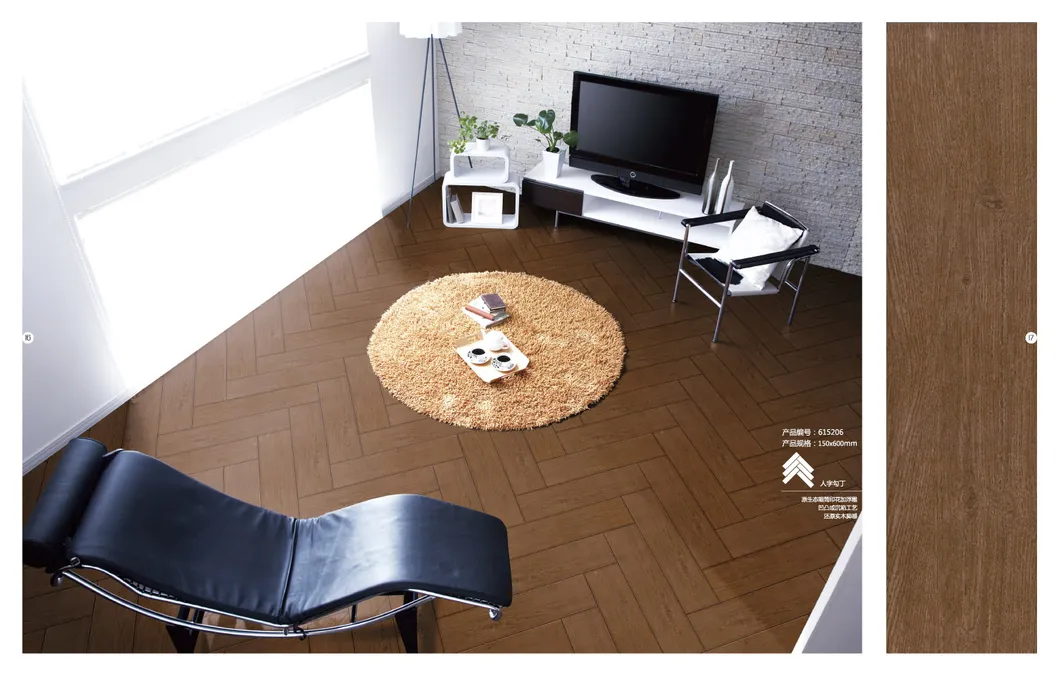 15X90 Wood Design Ceramic Tile for House Floor