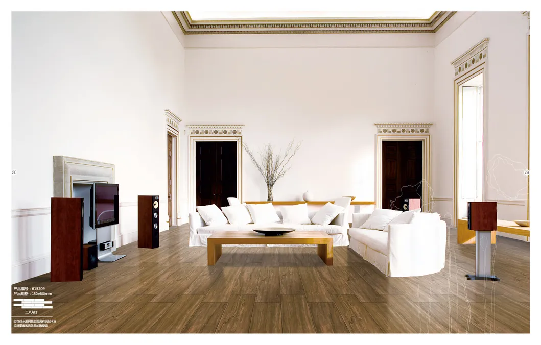 15X90 Wood Design Ceramic Tile for House Floor