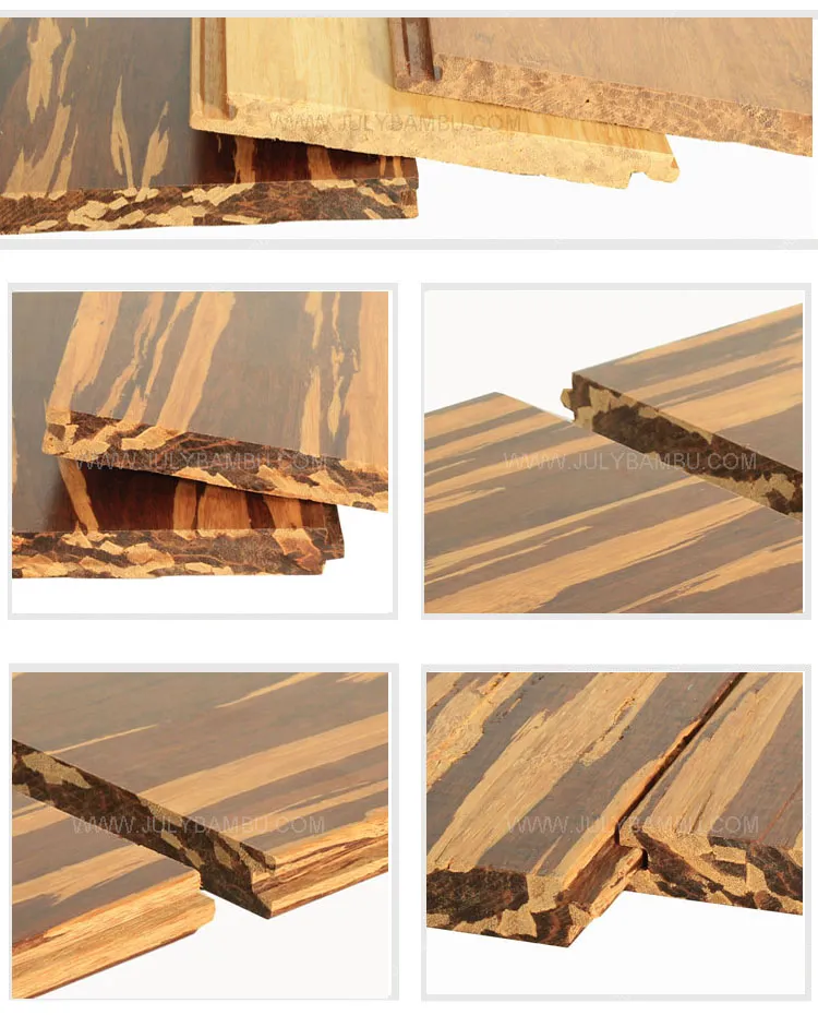 1850 X 135 X 12mm Strand Indoor Woven Bamboo Flooring for Decoration