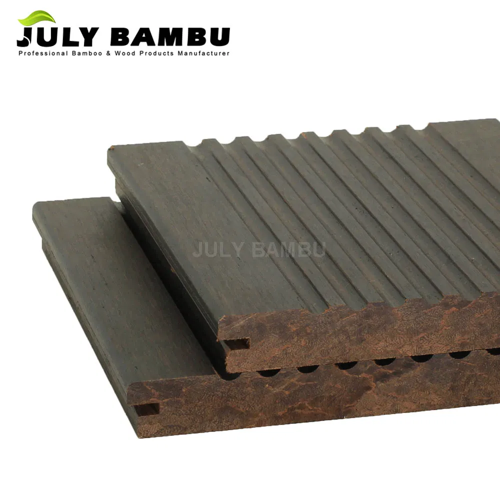 1860 * 140 * 20mm Outdoor Bamboo Strand Woven Decking Use for Garden Floor