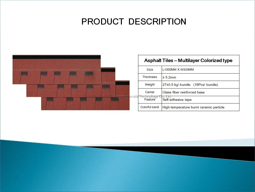 2020 Low Cost High Quality Fiberglass Asphalt Mexico Roofing Shingles