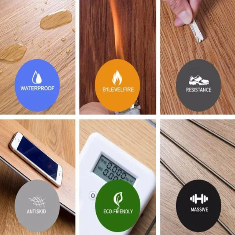 2021 Popular Vinyl Flooring Luxury PVC Plank Spc Floor
