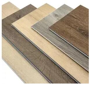 What are the various types of plastic flooring available in the market