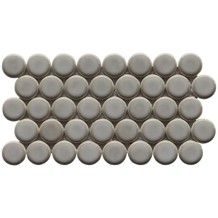 20X20 Fullbody Glass Tile Rounds Mosaic for Backsplash