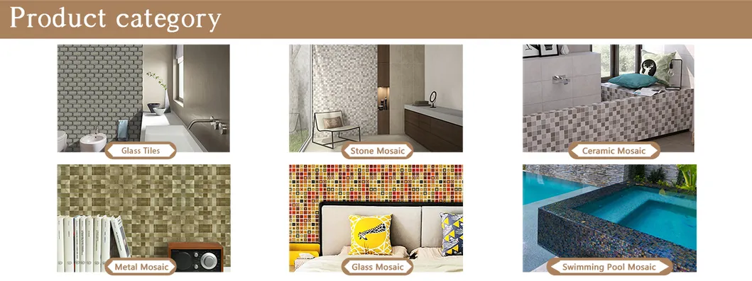 20X20 Mixed Recycled Modern Pattern Spanish Glass Mosaic for Pool