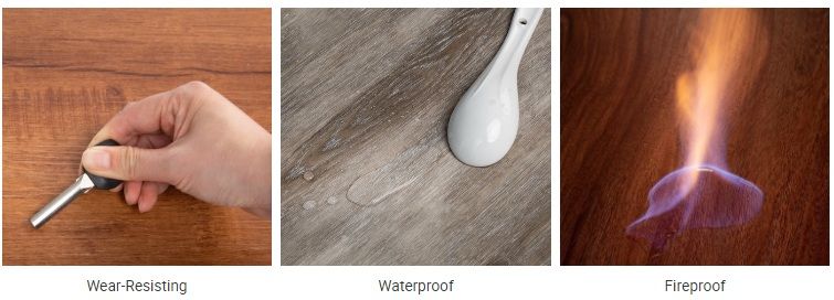 2mm 3mm Deep Embossed Vinyl Plank/Vinyl Planks/Lvt/Residencial Floor