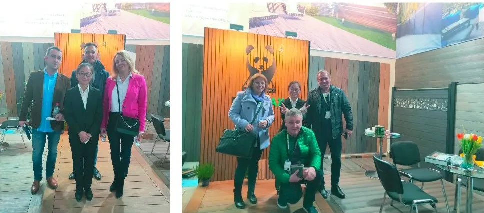 3D Composite WPC Deck Tiles Outdoor Interlock Wood Tile Engineered DIY Tiles