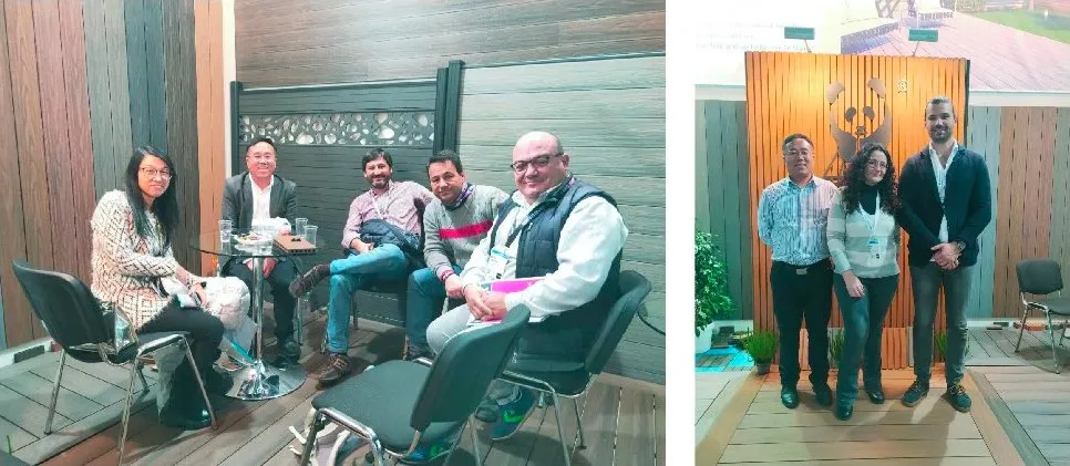 3D Composite WPC Deck Tiles Outdoor Interlock Wood Tile Engineered DIY Tiles