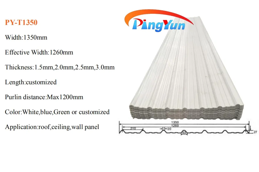 3mm Layer UPVC Plastic Energy Saving Roof Sheet House for Farmhouse Factory