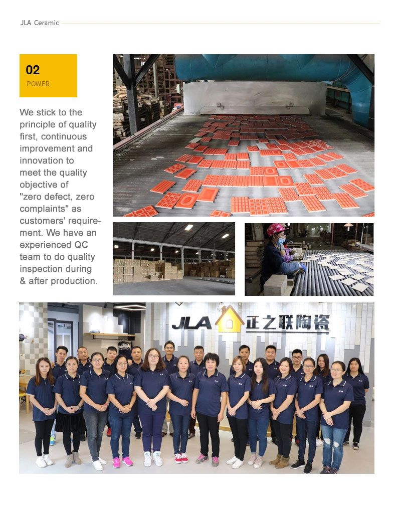 3X6 Inch Hot Selling Foshan Factory Blue Subway Decorative Wall Ceramic