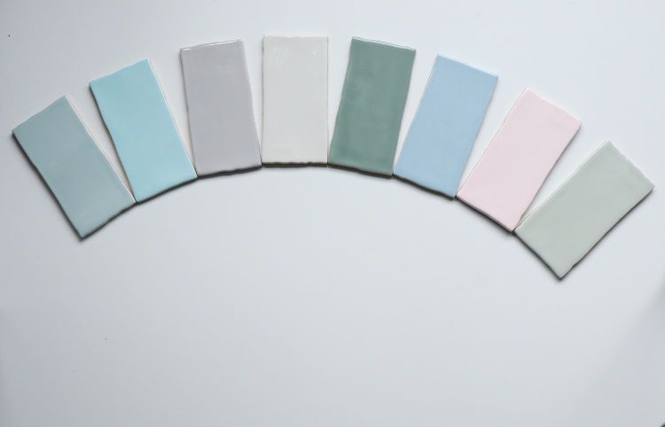 3X6 Inch Hot Selling Foshan Factory Blue Subway Decorative Wall Ceramic