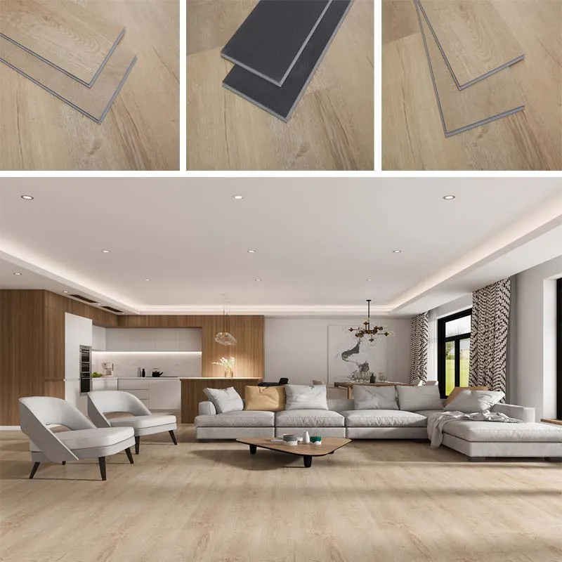 4mm/5mm Best Selling 100% Waterproof Anti-Scratch Click Spc Vinyl Flooring