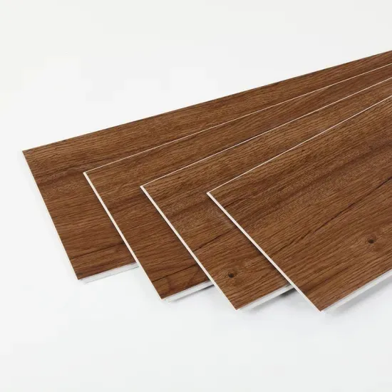 4mm 5mm PVC Wood Look Flooring Plank Interlocking Vinyl Floor Tiles Spc Floor Gray