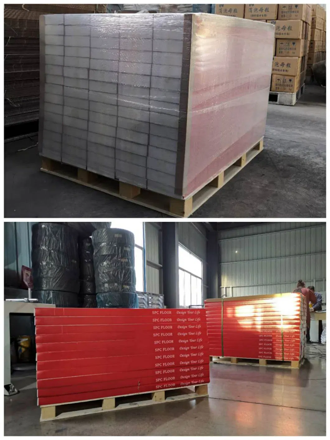 4mm-6mm Thickness Wooden Pattren Spc Floor Vinyl Flooring