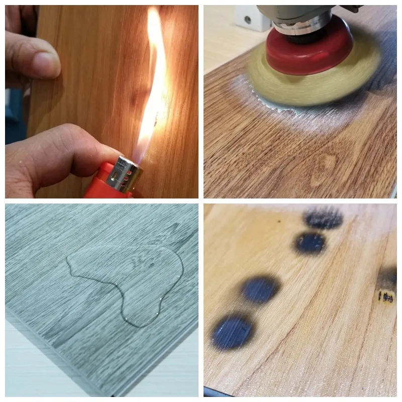 4mm-6mm Thickness Wooden Pattren Spc Floor Vinyl Flooring