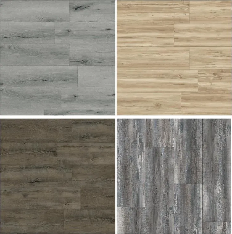 4mm Thickness 0.3mm Wear Layer Spc Flooring Vinyl Plank
