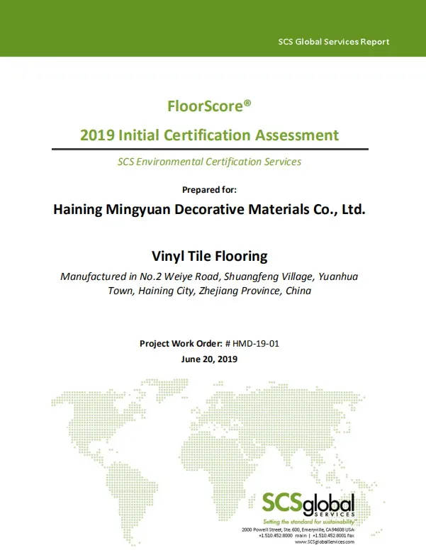 6" X 36" / 6" X 48" / 7"X 48" / 9" X 48" Spc House Hold Flooring Waterproof Unilin Click Flooring